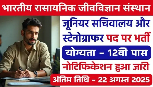 CSIR IICB JSA Vacancy 2025: जूनियर सचिवालय, स्टेनोग्राफर पदों पर भर्ती, 12वी पास को मौका